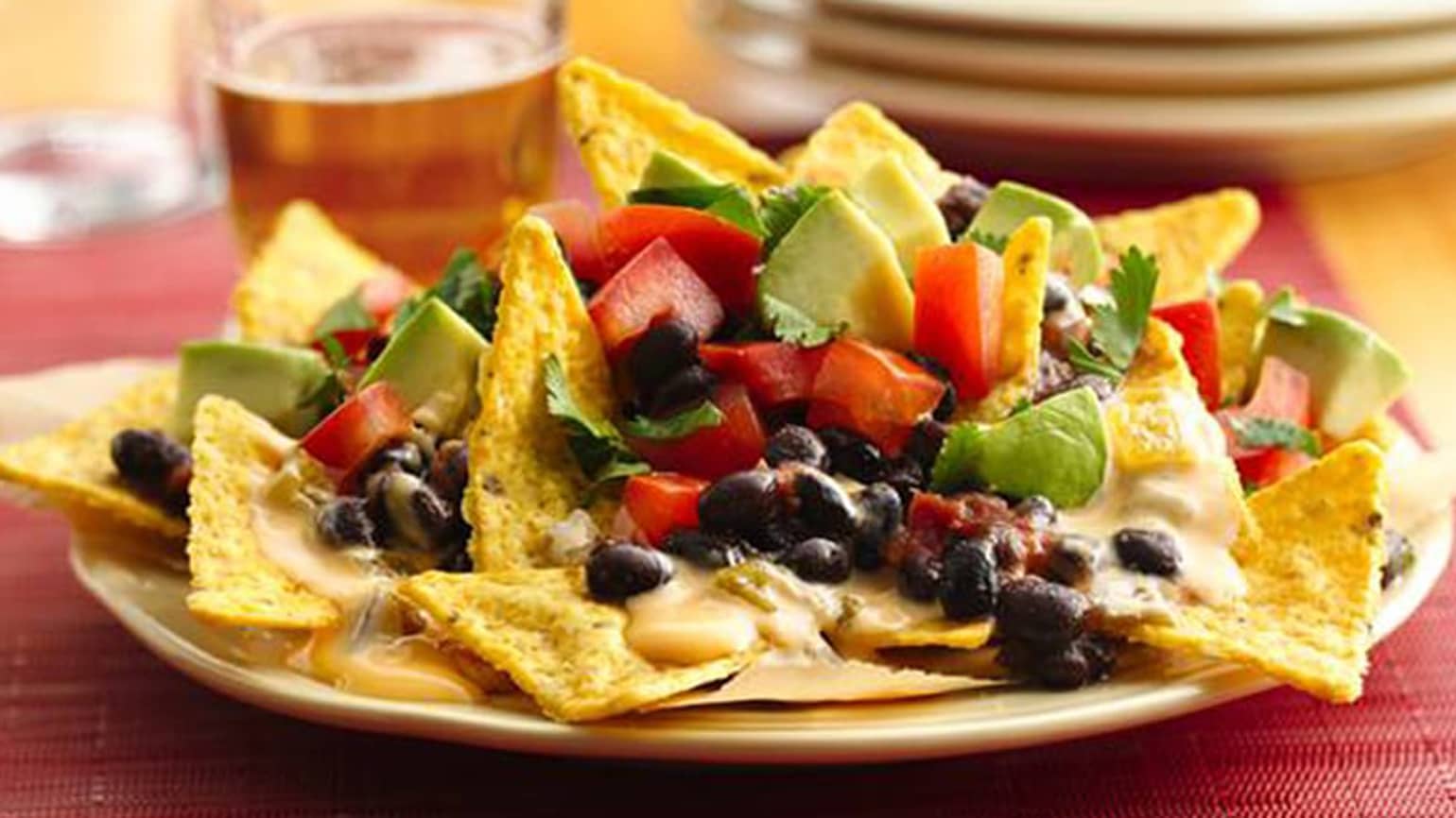 Bier-Queso-Nachos